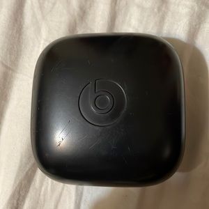 Beats by Dre and they are in good condition and a little used